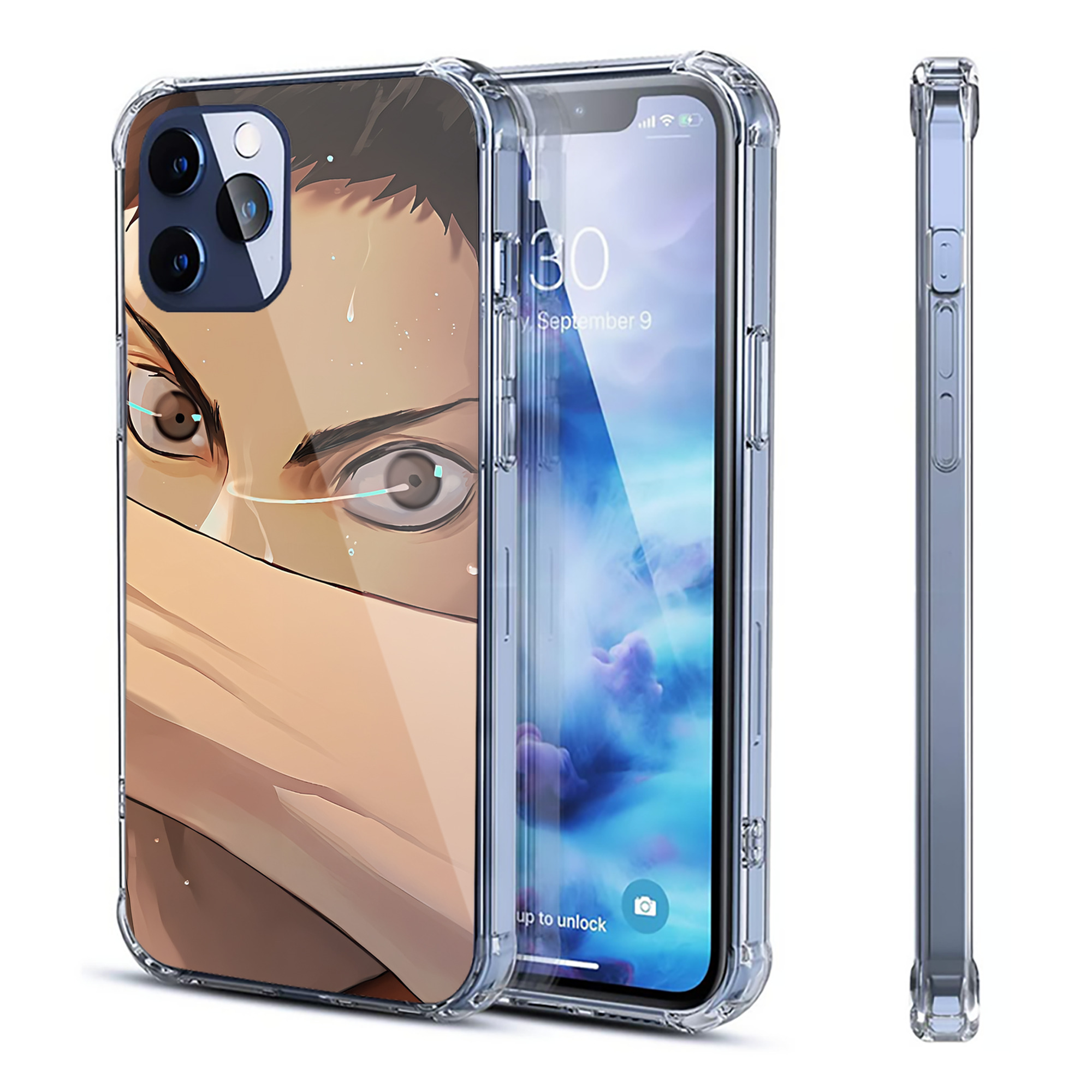 （画像用） ハイキュー!! Haikyu!! 【iPhone 12シリーズ対応】透明スマホケース（クリアソフトケース）